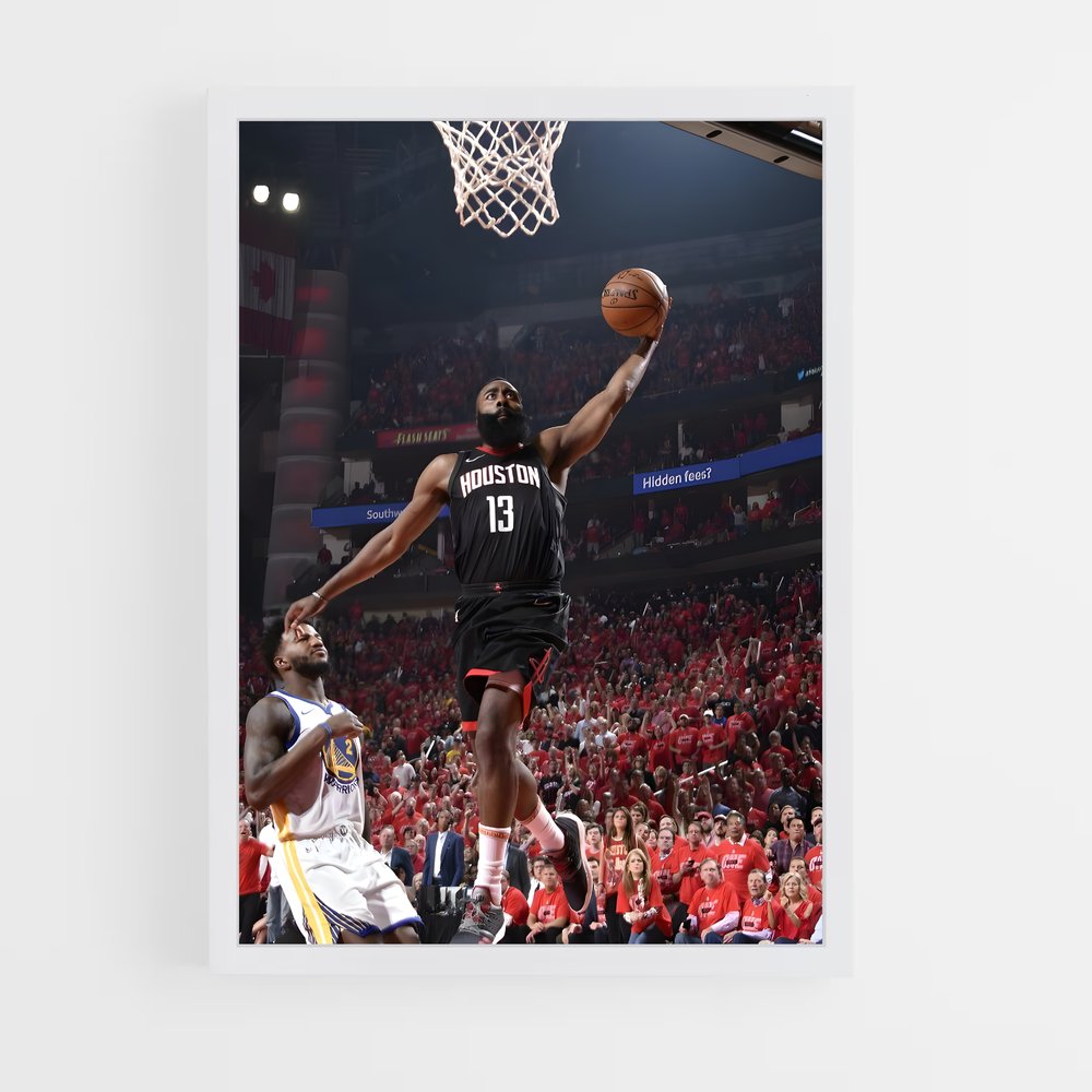 Poster James harden – affiche Basketball (vue 3)